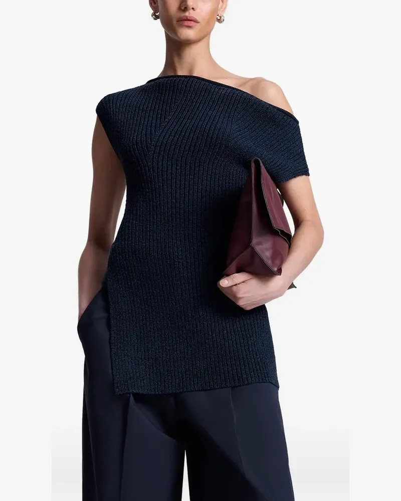 A.L.C. A C. Asymmetrisches Millie Ripptop - Blau Blau