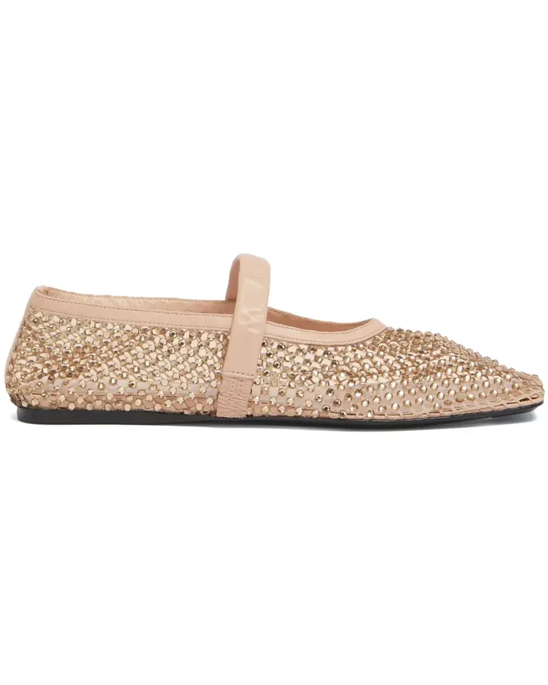Marni Sneakers in Netzoptik - Nude Nude