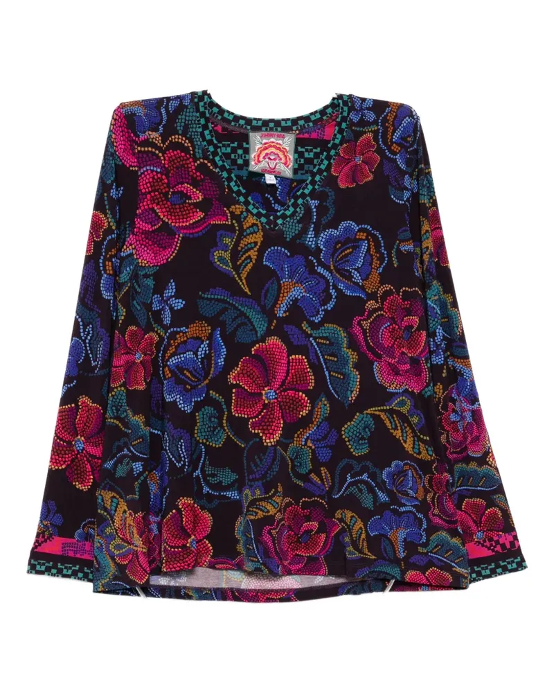 Johnny Was Janie T-shirt - Violett Violett