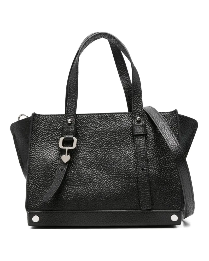 Cromia leather tote bag - Schwarz Schwarz