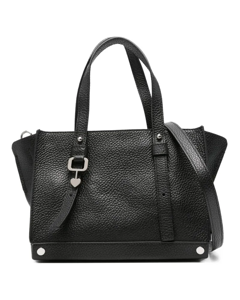 Cromia Handtasche aus Leder - Schwarz Schwarz