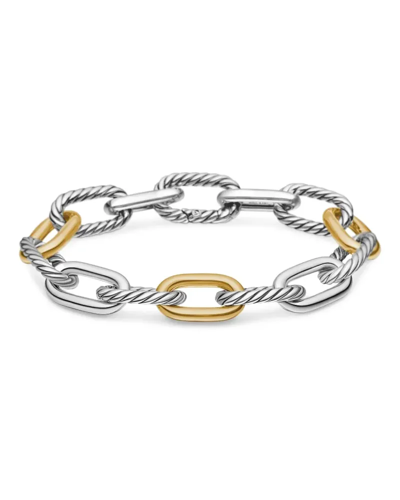 David Yurman 18kt DY Madison Gelbgold- und Sterlingsilberarmband 11mm Gold