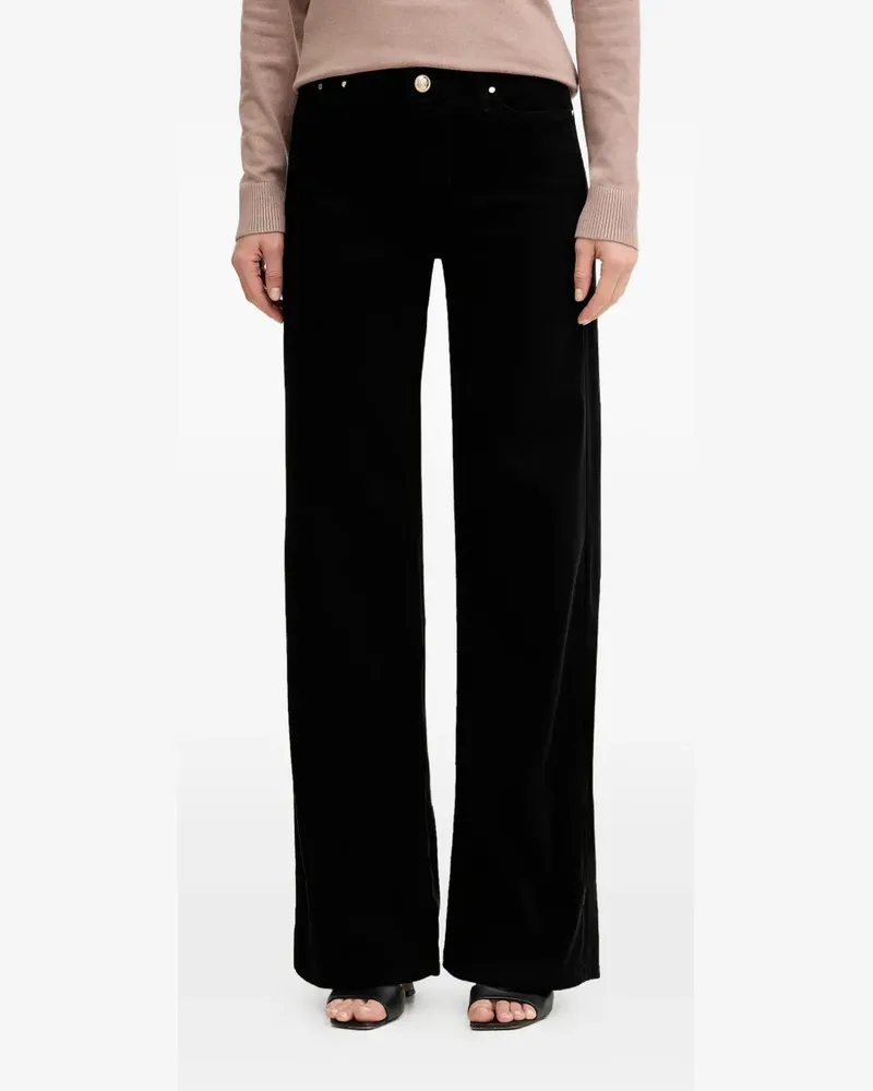 Guess Palazzo logo pocket jeans - Schwarz Schwarz