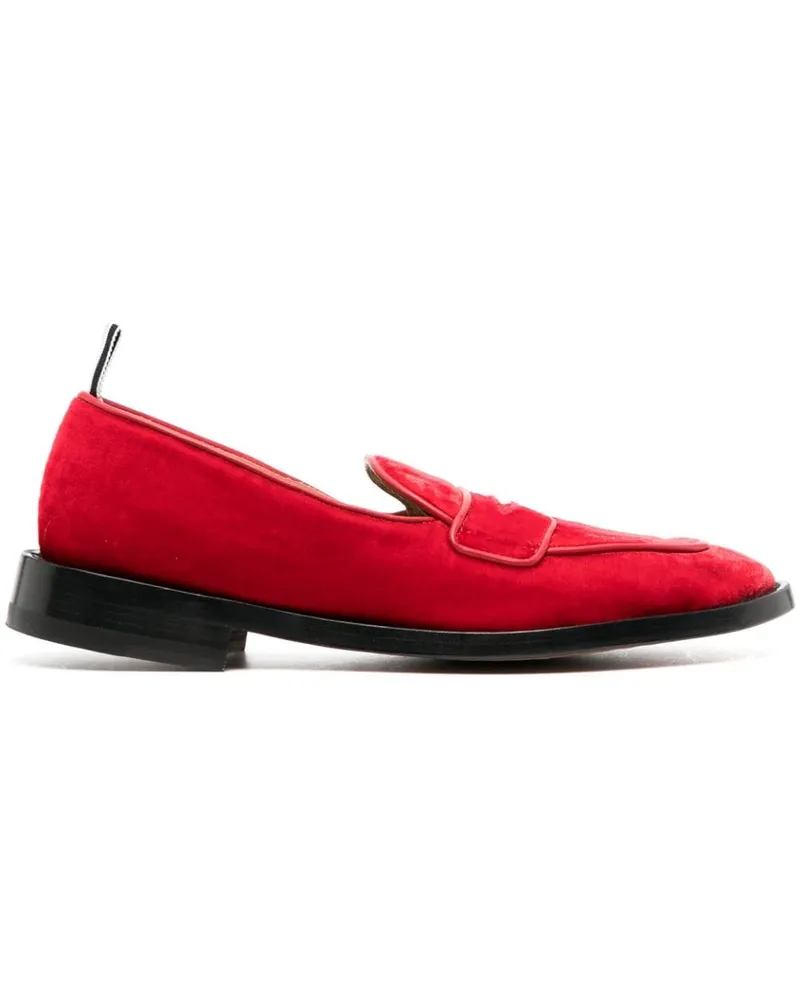 Thom Browne Flache Penny-Loafer Rot