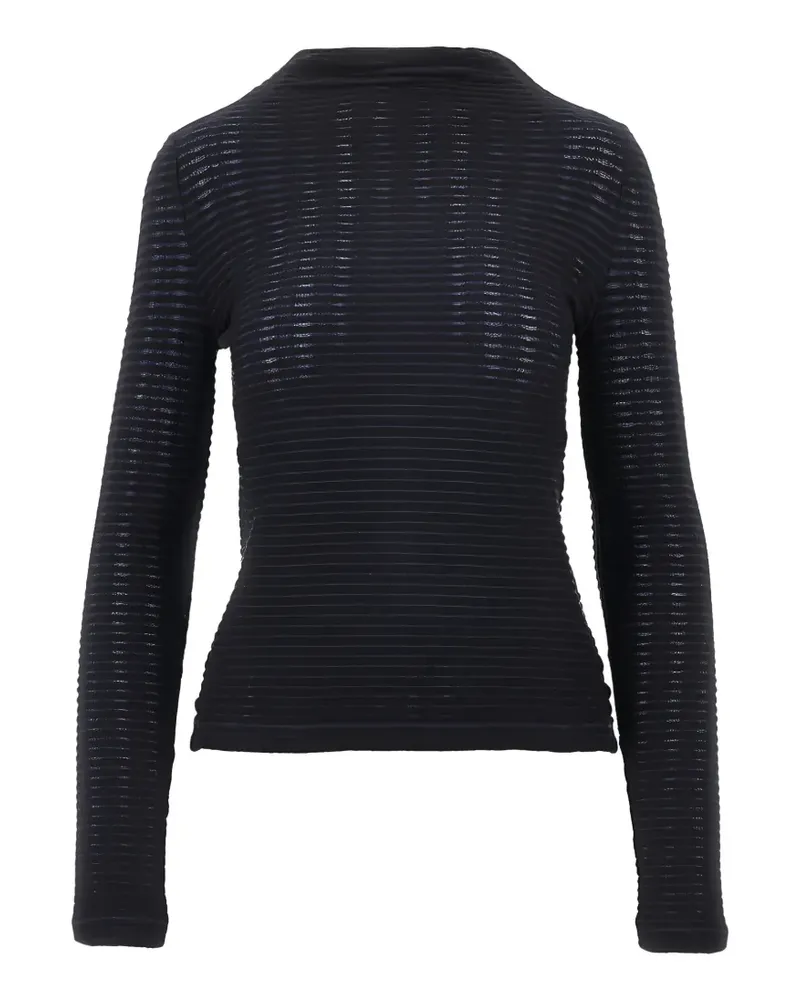 Emporio Armani horizontal-stripe sweater - Schwarz Schwarz