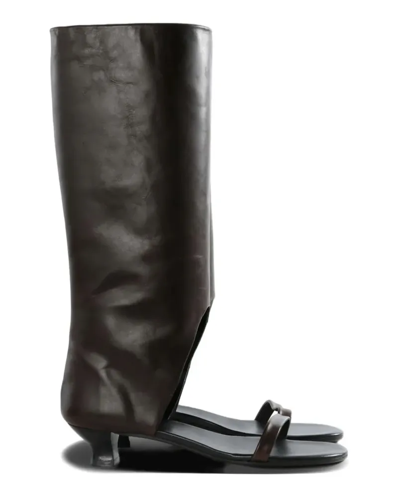 Paloma Wool knee-high gaiter sandals - Schwarz Schwarz