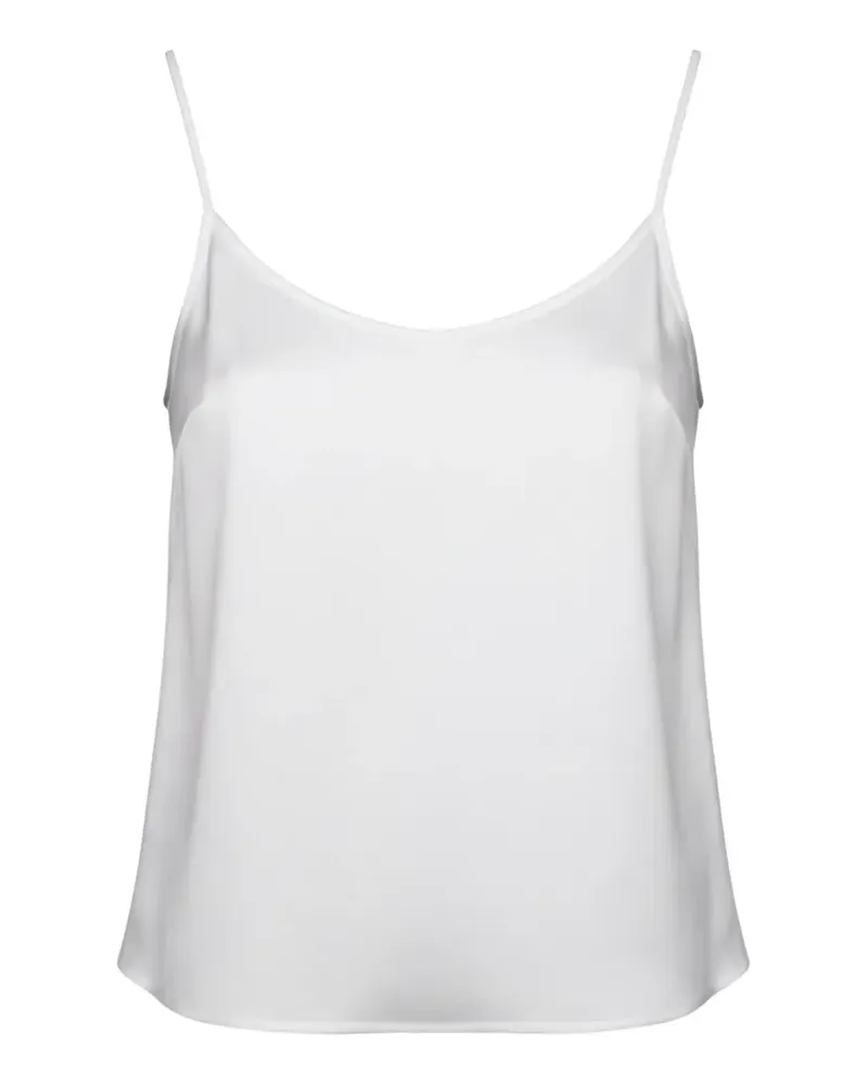 Black Label Top mit U-Ausschnitt - Weiß Weiß