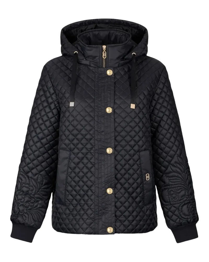 Liu Jo Quilted nylon coat - Schwarz Schwarz