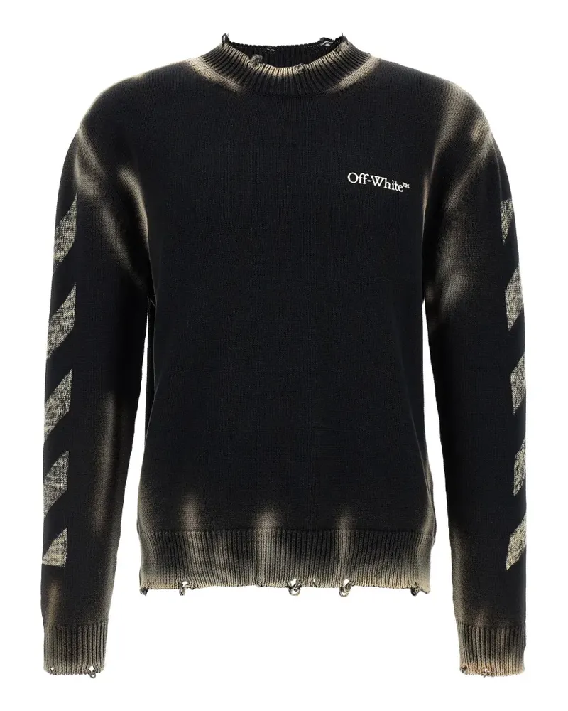OFF-WHITE Diag Arr Corrosion sweater - Schwarz Schwarz