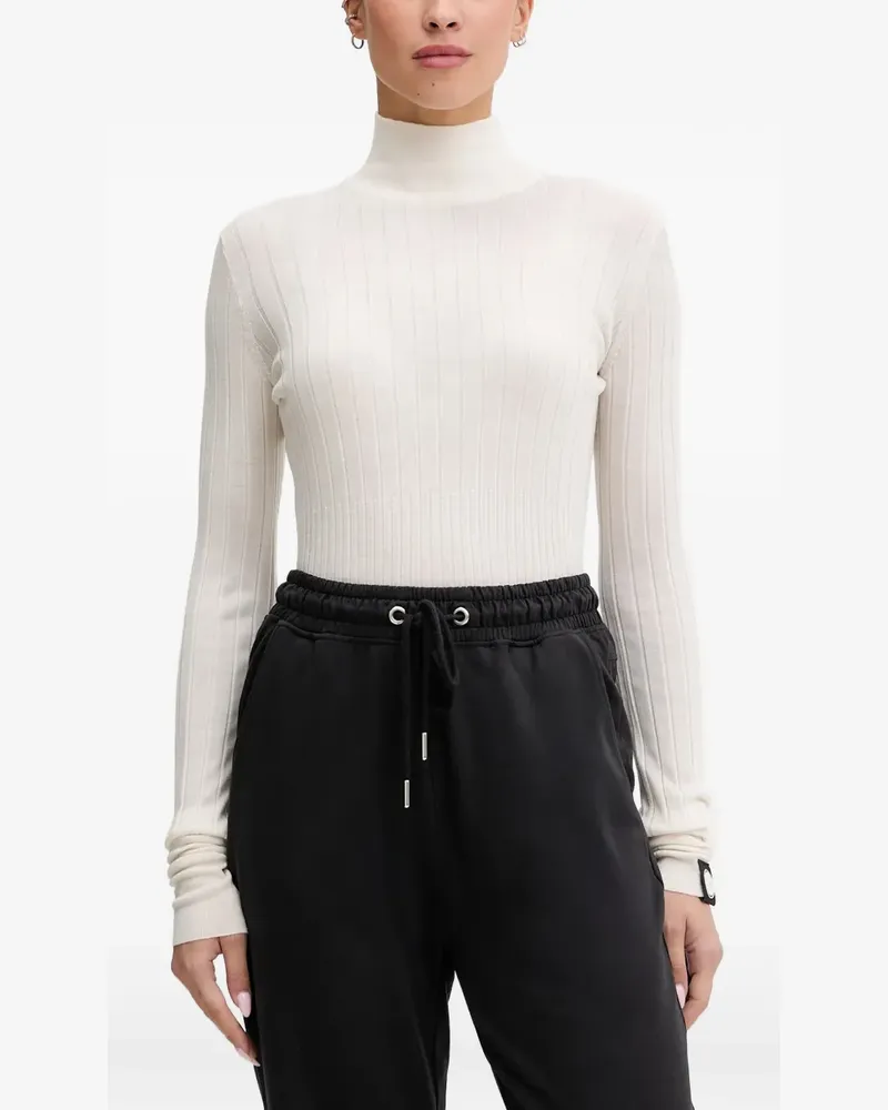 Colmar turtleneck ribbed sweater - Nude Nude