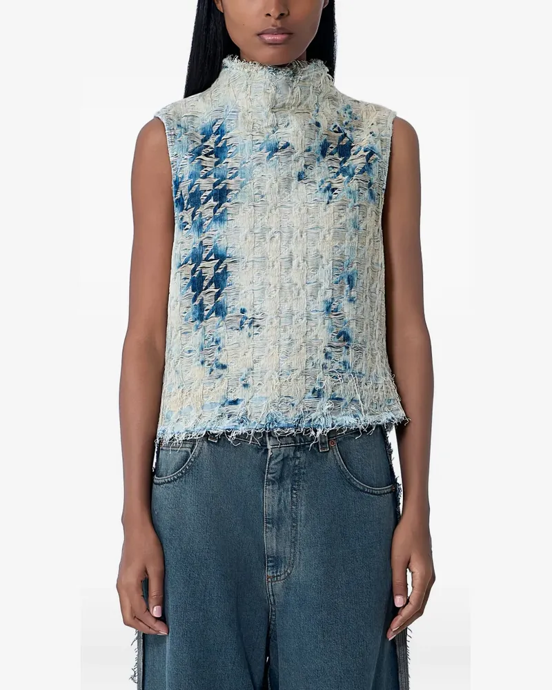 Diesel distressed top - Nude Nude