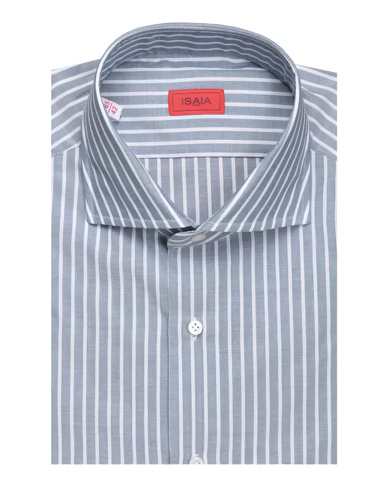 Isaia striped shirt - Blau Blau
