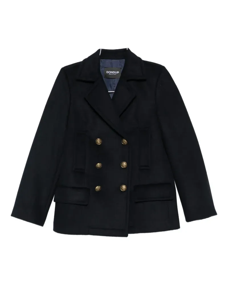 Dondup double-breasted coat - Blau Blau
