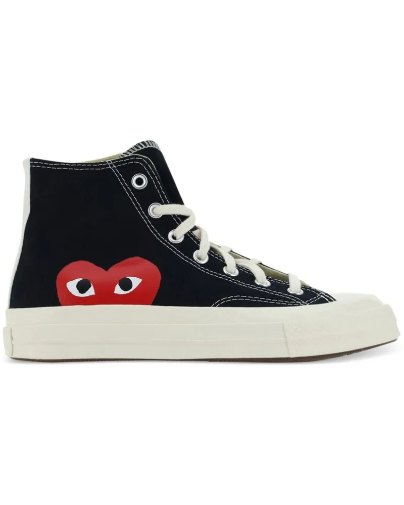 Comme des Garçons Big Heart Chuck 70 Sneakers - Schwarz Schwarz