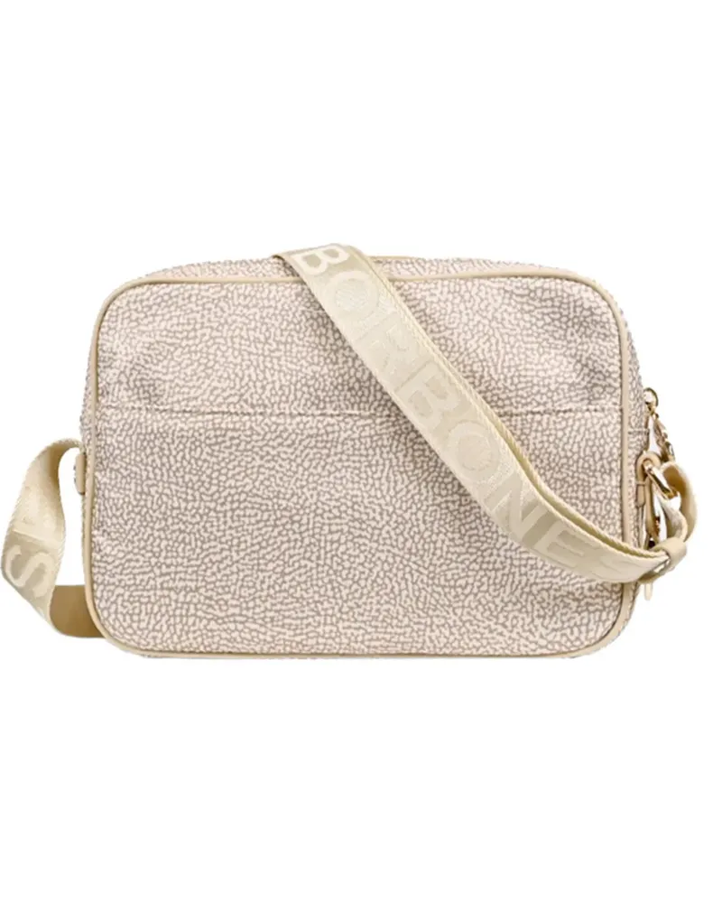 Borbonese Op Occhi Di Pernice shoulder bag - Nude Nude