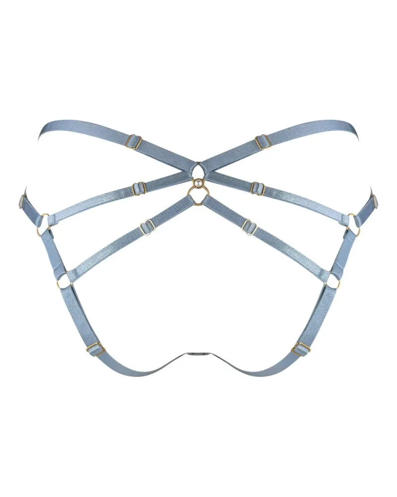 Bordelle Pearl open-back briefs - Blau Blau