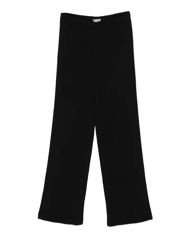 Issey Miyake ribbed trousers - Schwarz Schwarz