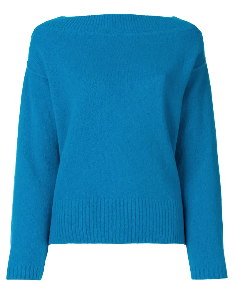 forte_forte Klassischer Pullover - Blau Blau