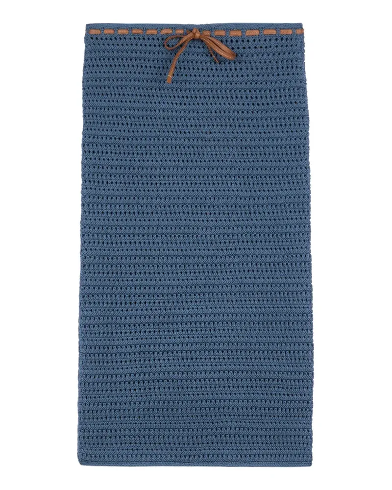 TOD'S Gehäkelter Rock - Blau Blau