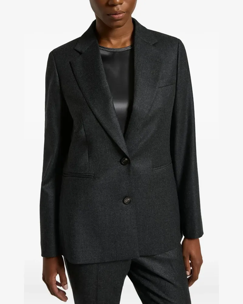 Peserico Klassischer Blazer - Grau Grau