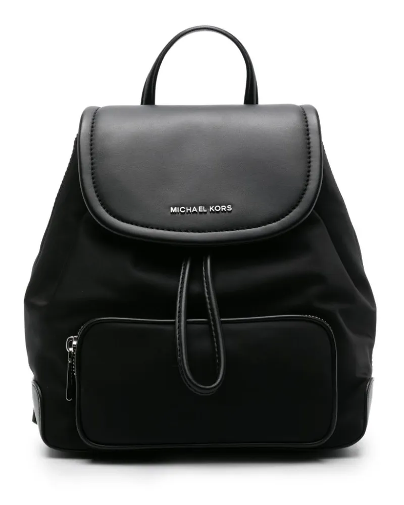 Michael Kors Rucksack mit Logo-Schild - Schwarz Schwarz