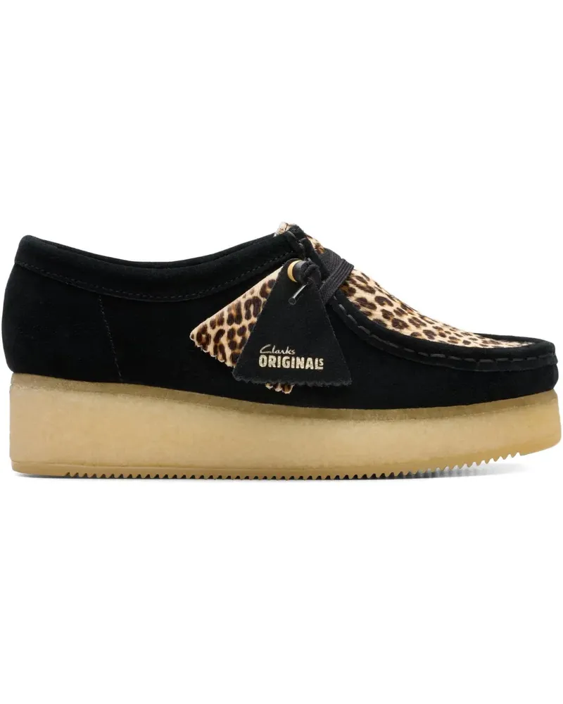 Clarks Wallacraft leopard Derby shoes - Schwarz Schwarz