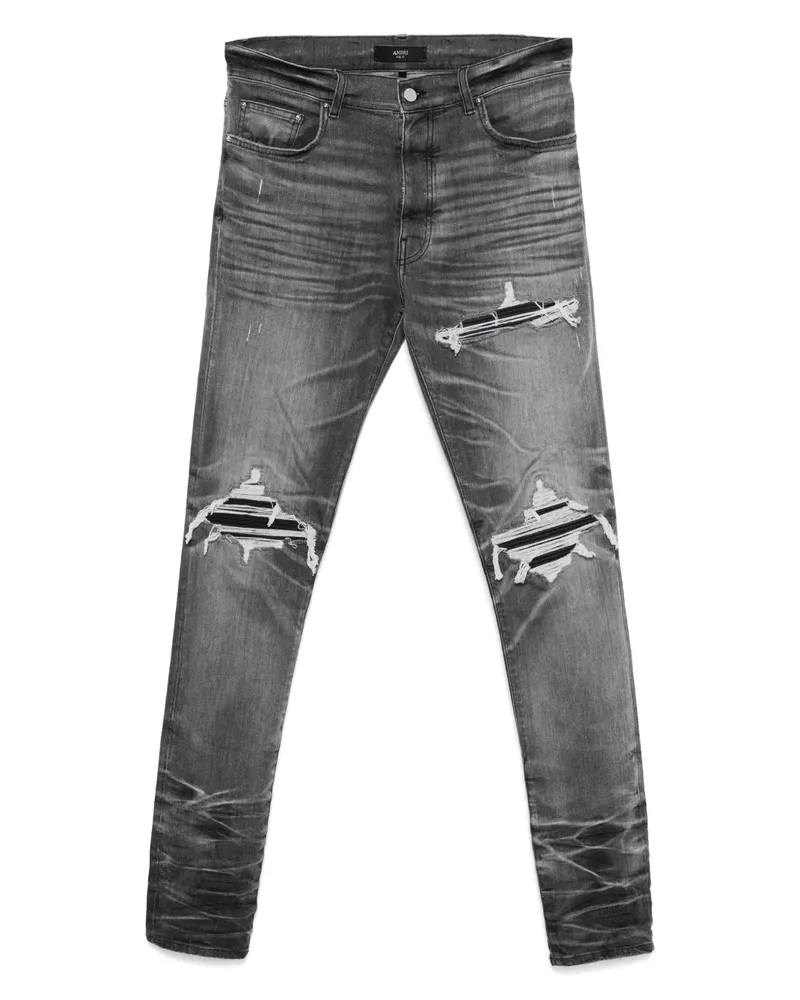 Amiri Gerade Jeans im Distressed-Look - Grau Grau
