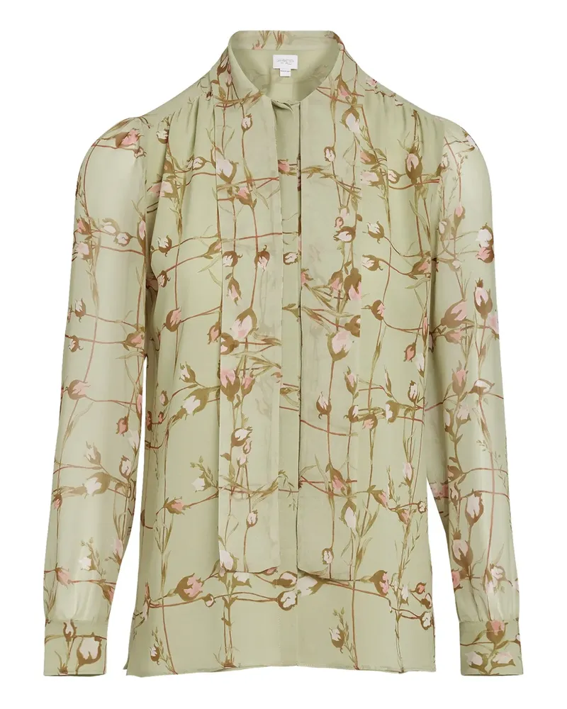 Giambattista Valli Bluse mit Blumen-Print - Grün Grün