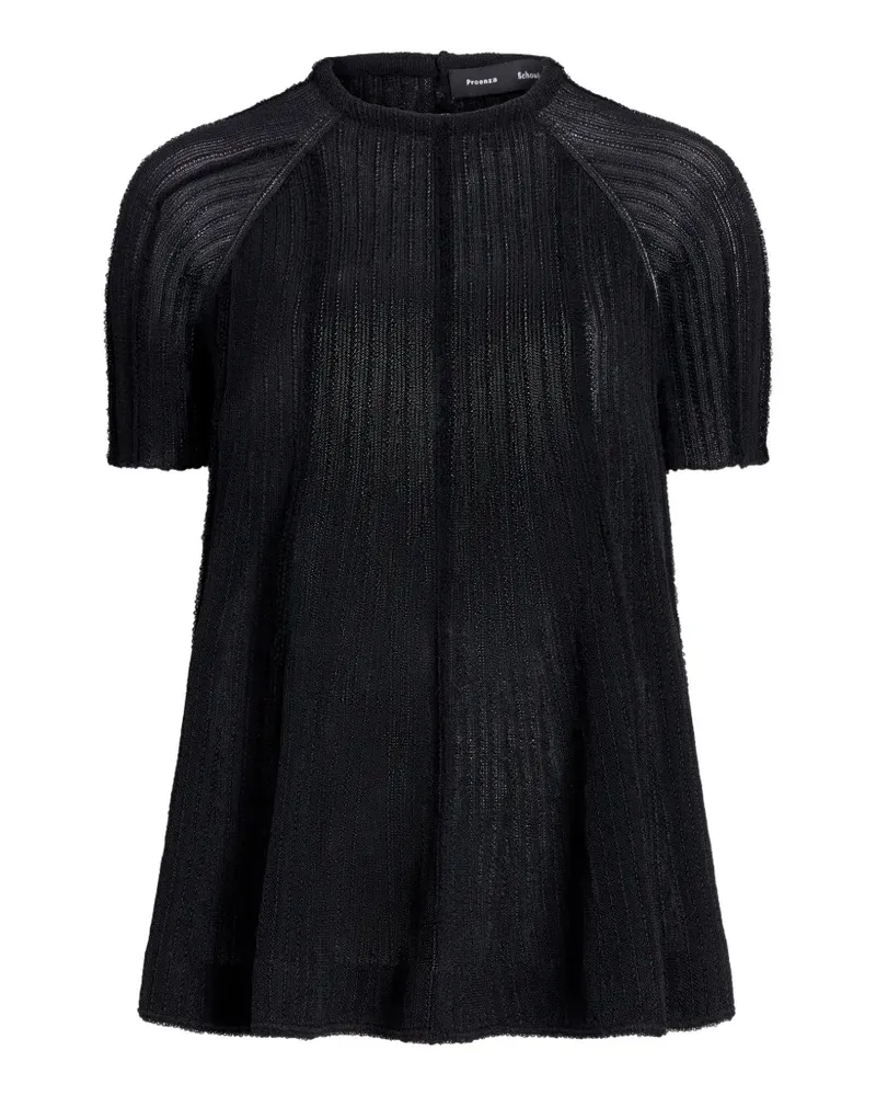 Proenza Schouler Tavia Strickoberteil - Schwarz Schwarz