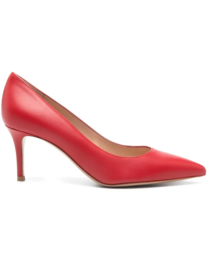 Gianvito Rossi Pumps aus Kalbsleder - Rot Rot