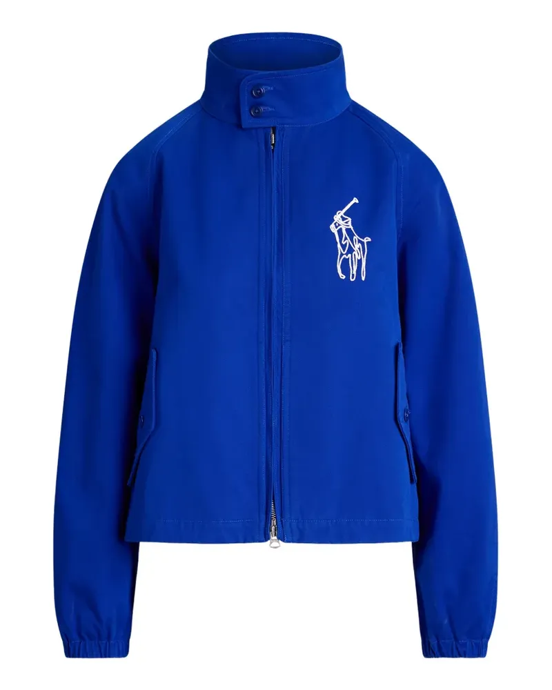 Ralph Lauren Jacke mit Polo Pony-Stickerei - Blau Blau
