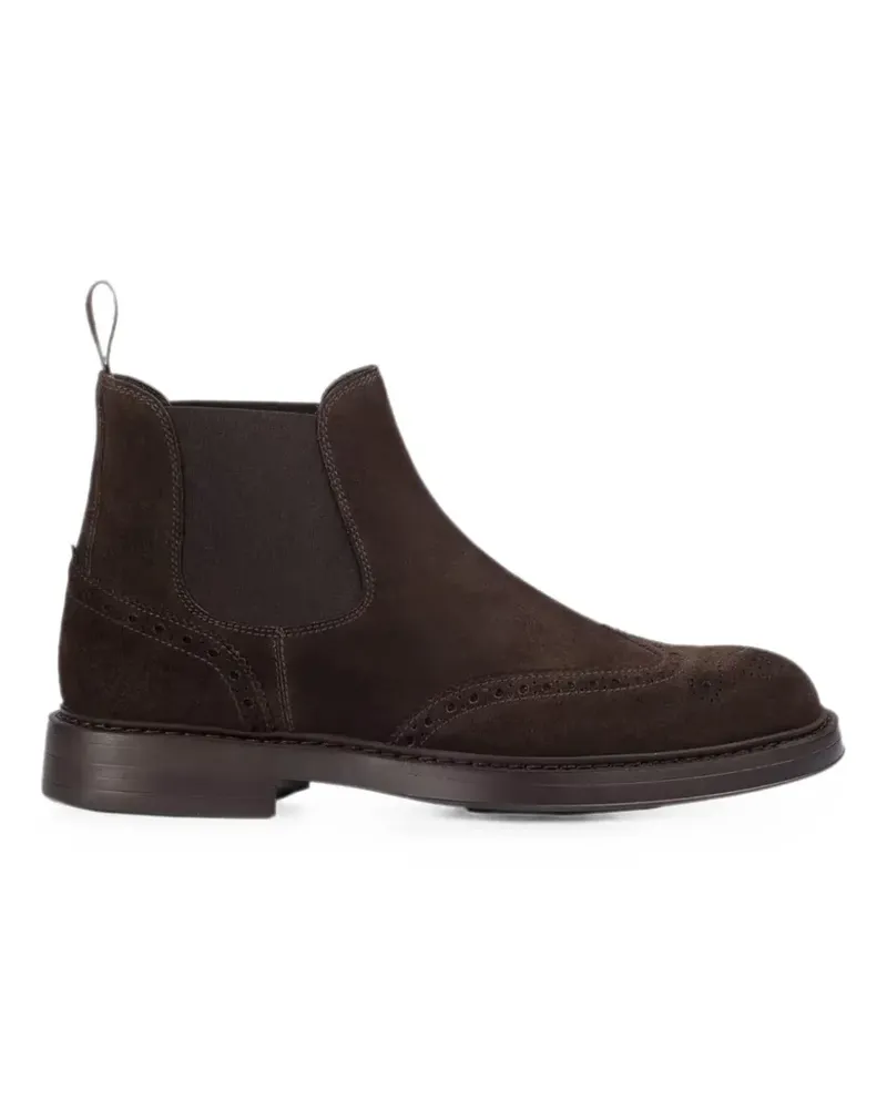 Doucal´s Chelsea-Boots aus Wildleder - Braun Braun