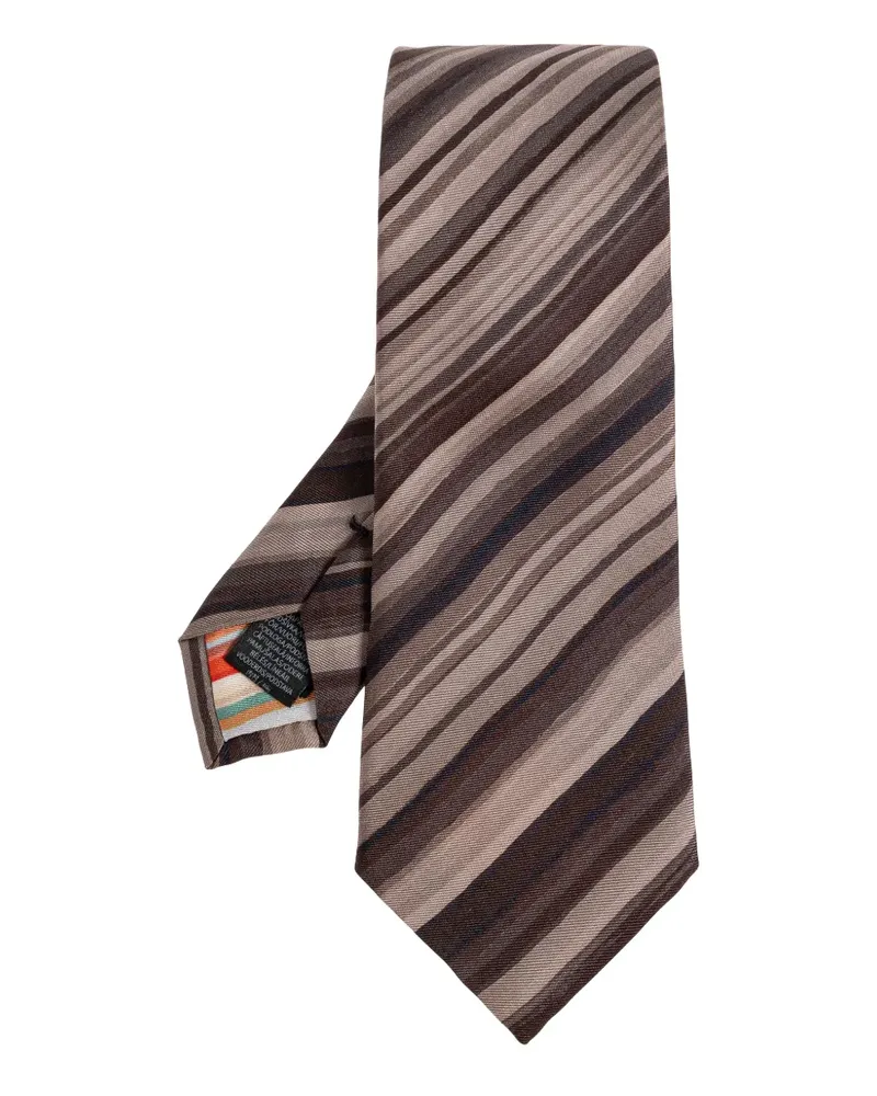 Paul Smith striped tie - Braun Braun