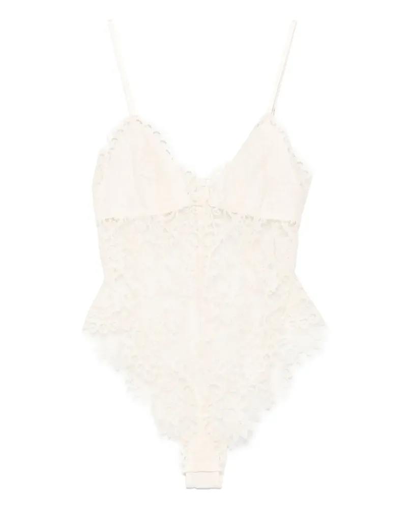 Zimmermann Body aus Spitze - Nude Nude