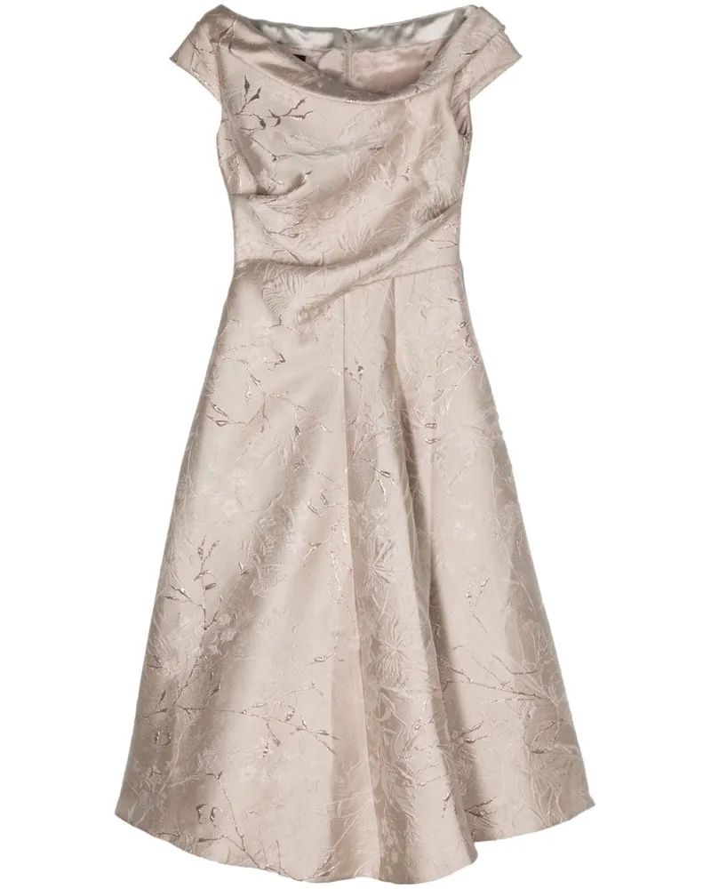Talbot Runhof Ausgestelltes Kobold2 Midikleid - Nude Nude