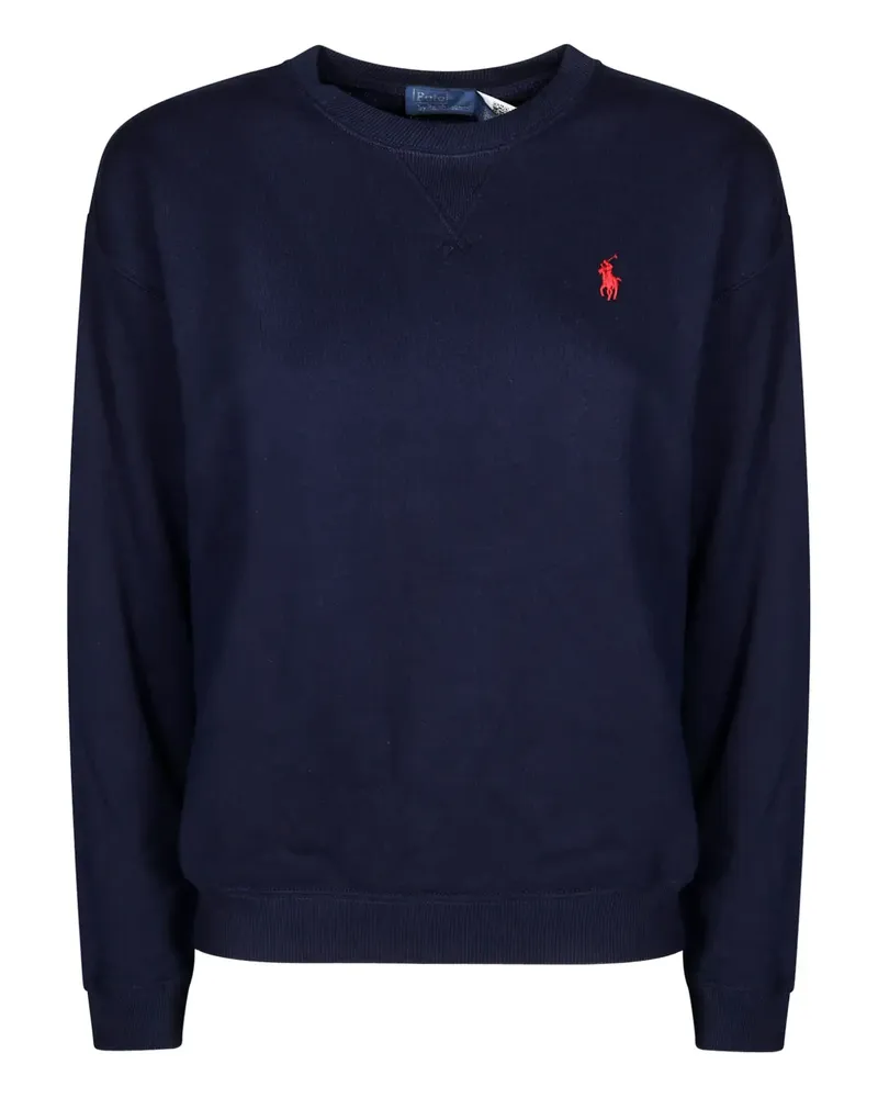 Ralph Lauren logo-detail crew-neck sweater - Blau Blau