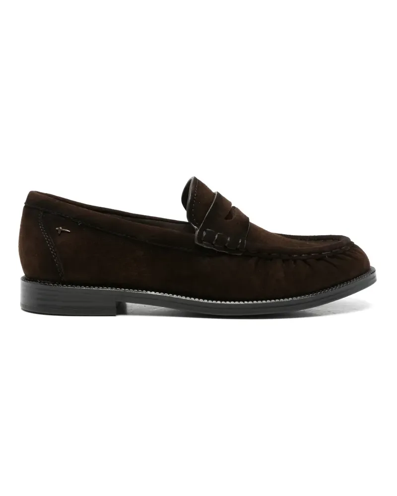 Tamaris suede slip-on loafers - Braun Braun