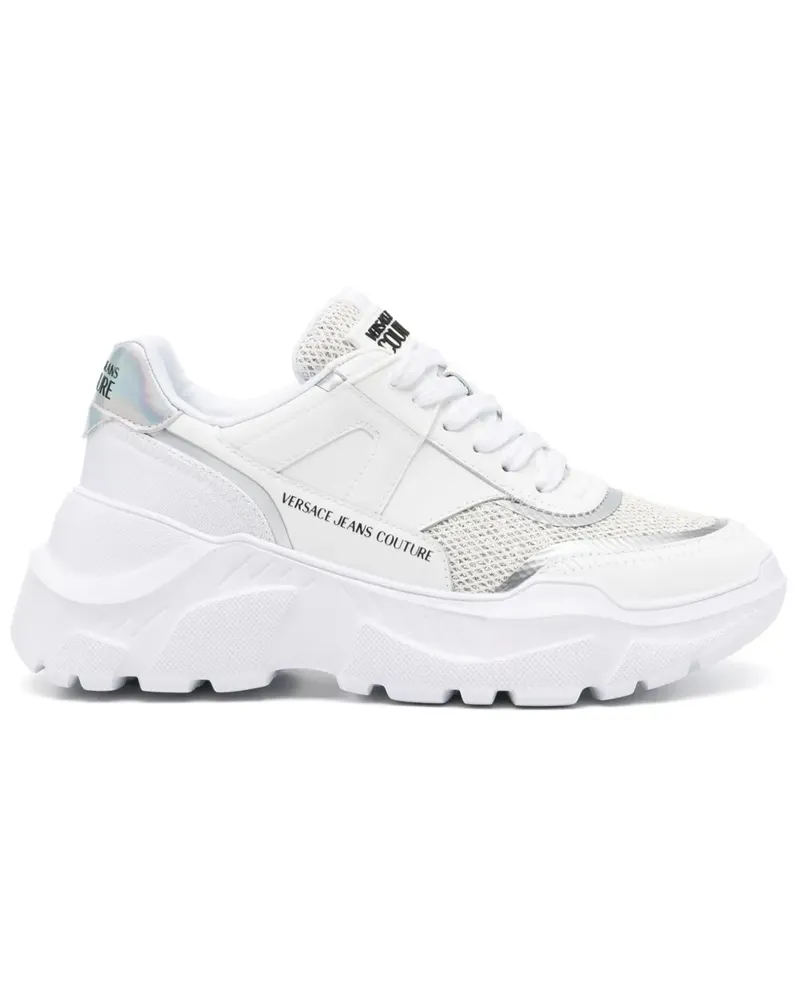 Versace Jeans Glitter-Sneakers - Weiß Weiß