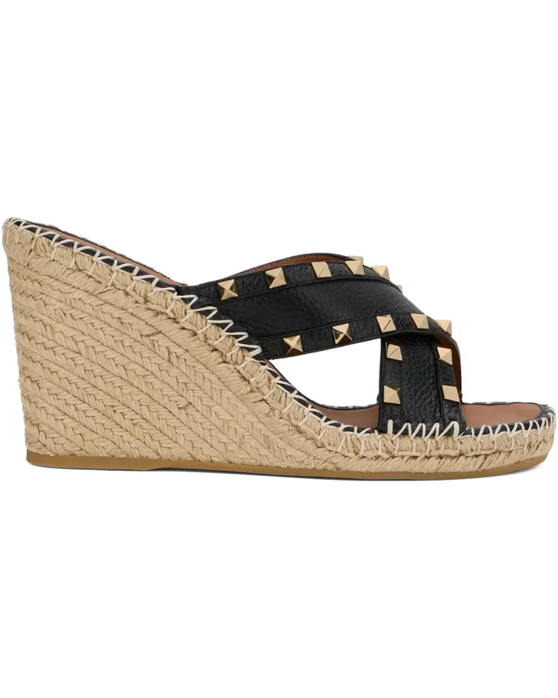 Valentino Garavani studded espadrilles - Schwarz Schwarz