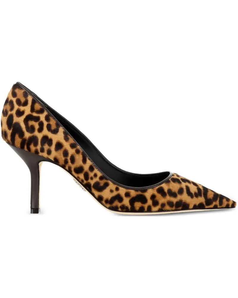Rodo Pumps mit Leoparden-Print 60mm - Nude Nude