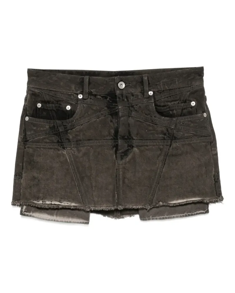 DRKSHDW by Rick Owens Ausgeblichener Midirock - Grau Grau