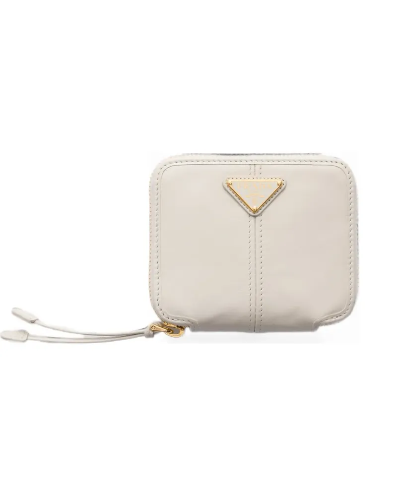 Prada small leather wallet - Weiß Weiß