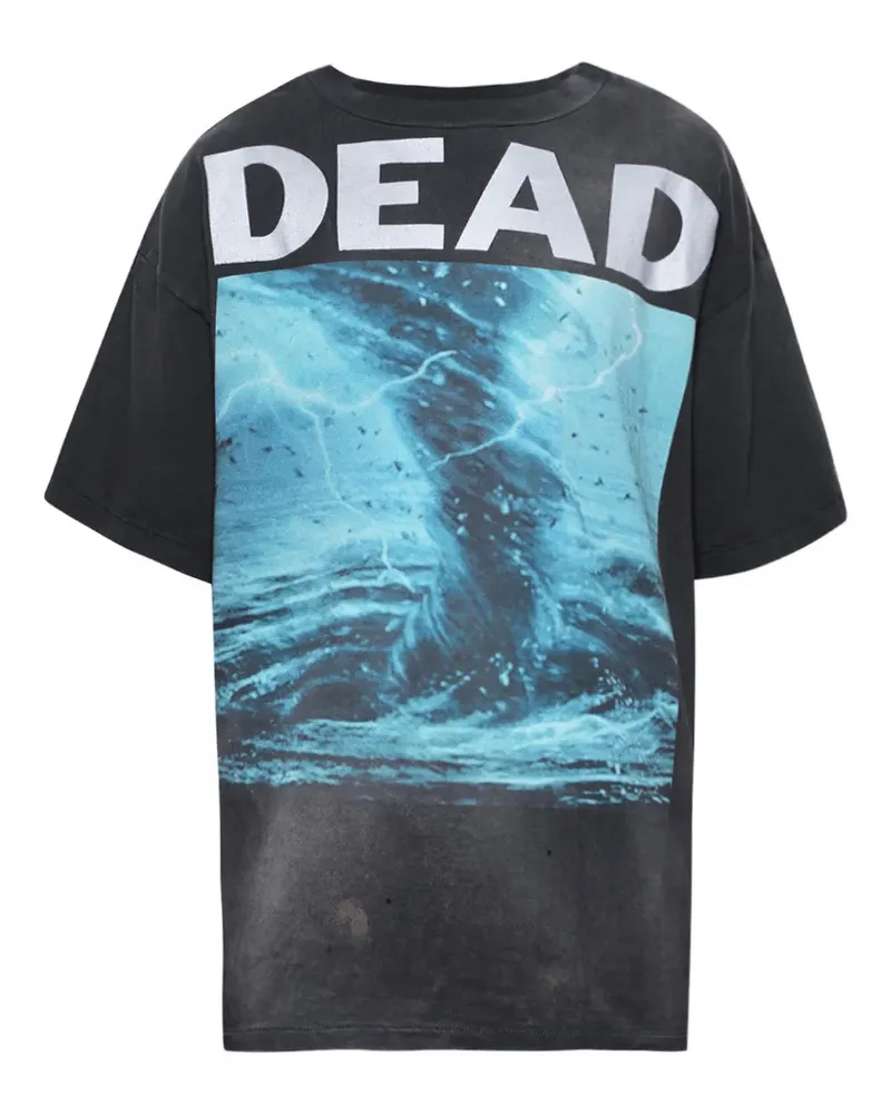 SAINT MXXXXXX T-Shirt mit grafischem Print - Grau Grau