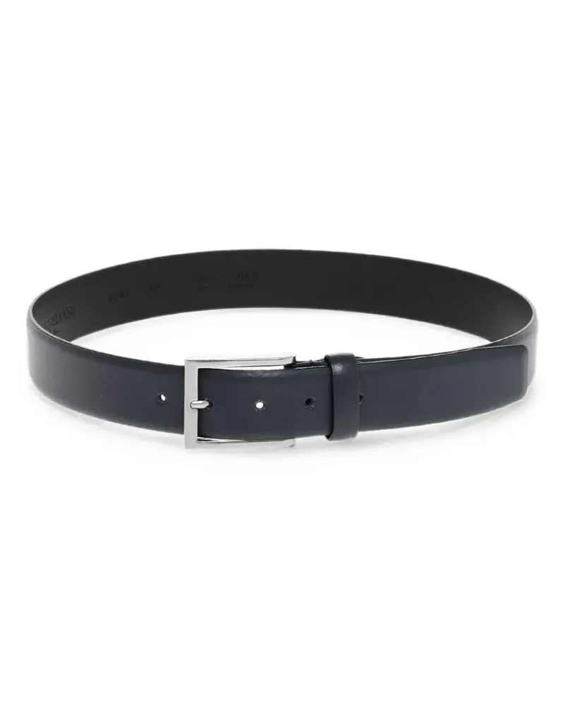 Corneliani buckle-fastening leather belt - Blau Blau