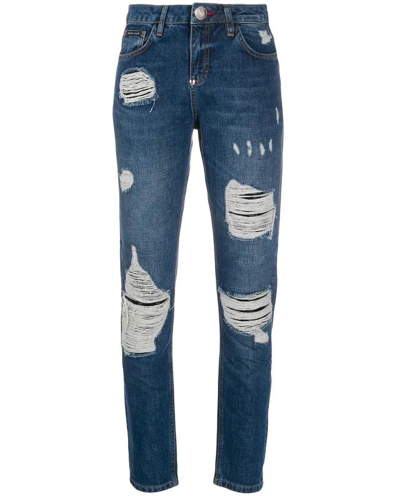 Philipp Plein Statement' Jeans - Blau Blau