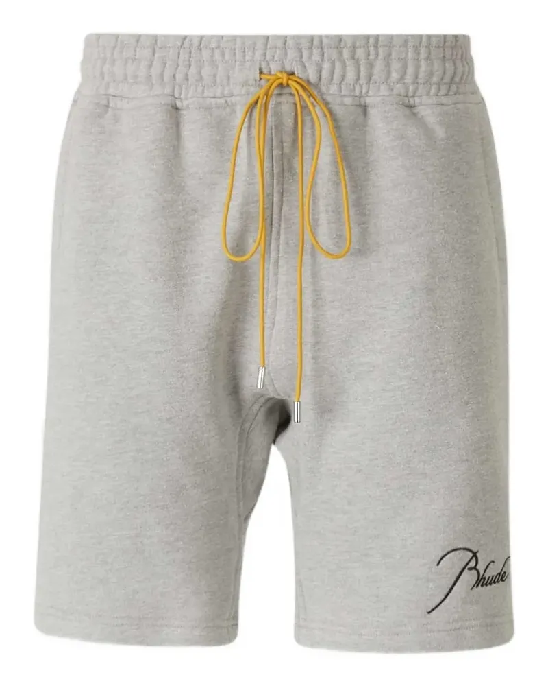 RHUDE Jogginghose mit Stickerei - Grau Grau