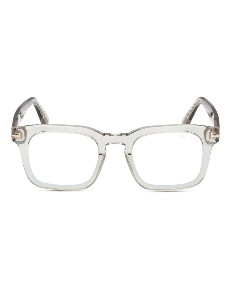 Tom Ford Brille mit eckigem Gestell - Grau Grau