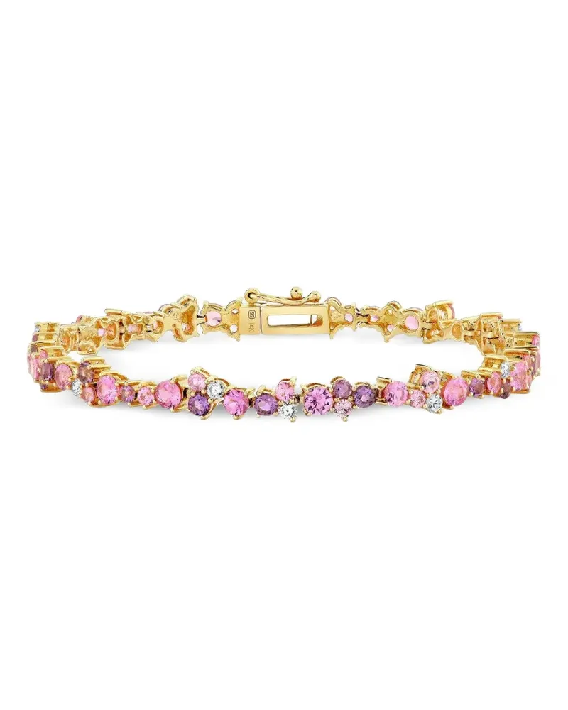 Sydney Evan Tennisarmband mit Schmucksteinen - Gold Gold