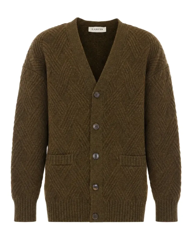 Lanvin V-neck knitted cardigan - Grün Grün
