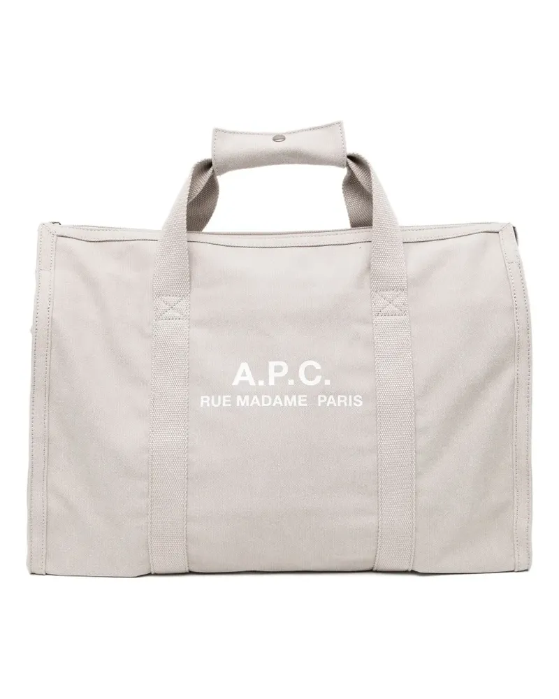 A.P.C. Reperation Reisetasche - Grau Grau